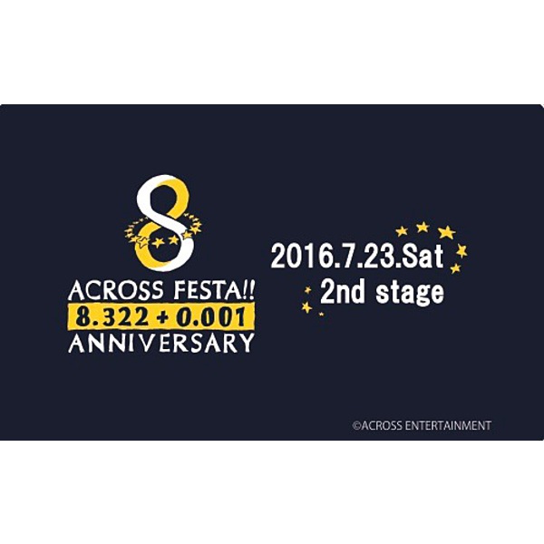 ACROSS FEATA 23日夜公演 / ACROSS FEATA23日夜公演エムカード